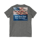 Never Back Down Never Surrender ''Charlie Krik'' V-Neck
