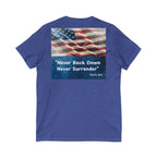 Never Back Down Never Surrender ''Charlie Krik'' V-Neck